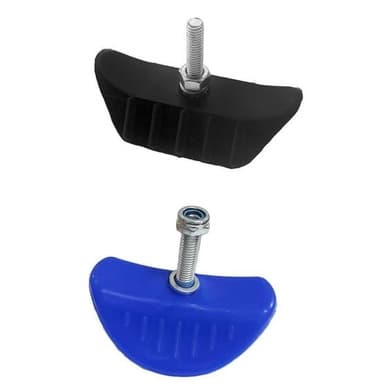 Fixador trava pneu cross dianteiro preto ou traseiro azul allen
