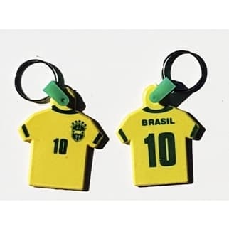 Chaveiro acrílico Camisa Copa do Mundo c/ 10 Unidades Copa Brasil 2026