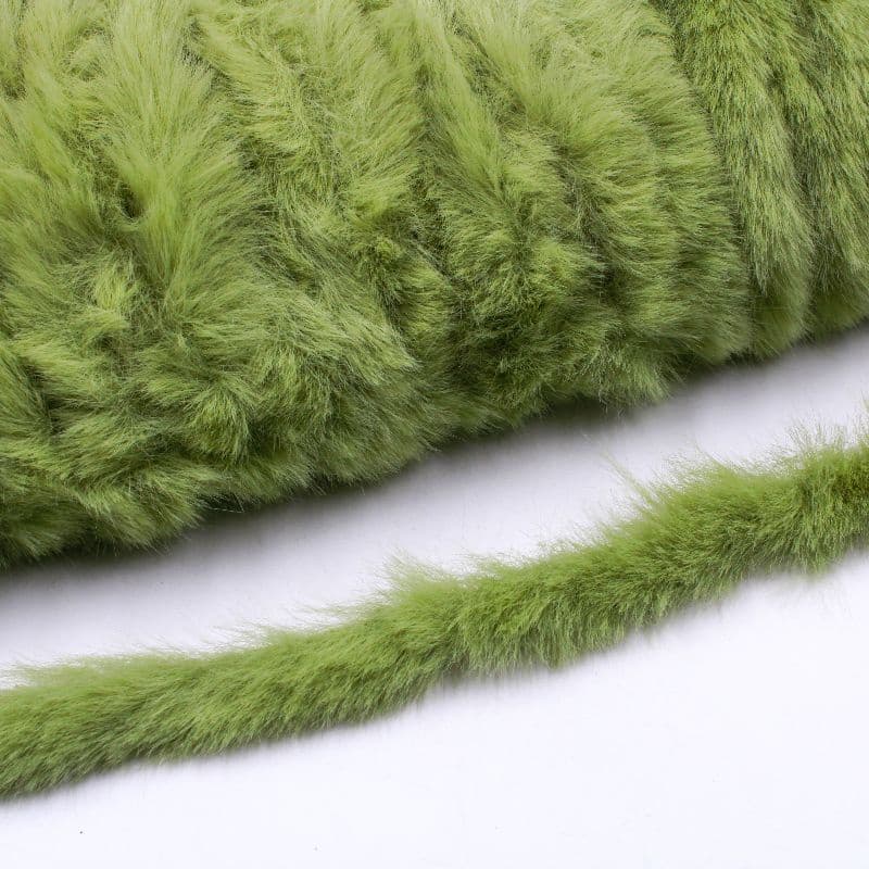 Passamanaria Fita Pelúcia 5mm (2 metros) escolha a cor nas opções / Passamanaria de Pelinhos Colors /POMPOM BIGODE METRO 05MM EM POLIESTER