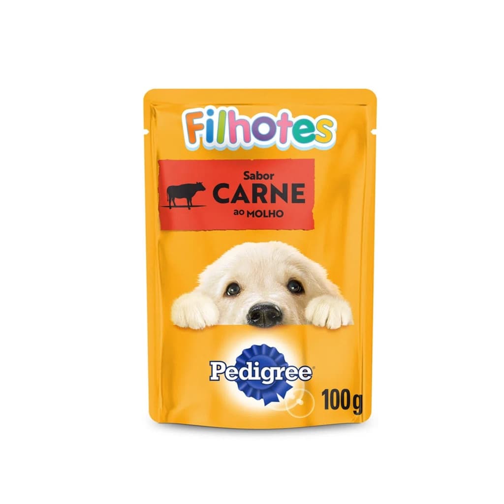Pedigree Sache 100gr Filhotes Carne