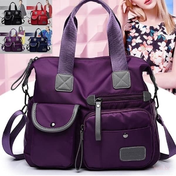 Crazy Bag New Fashion Women Waterproof Oxford Tote Bag Casual Nylon Shoulder Large Capacity Travel Bag