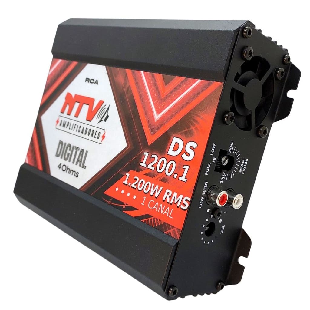 Amplificador Módulo de Som Automotivo 1.200 wrms DS 1200.1