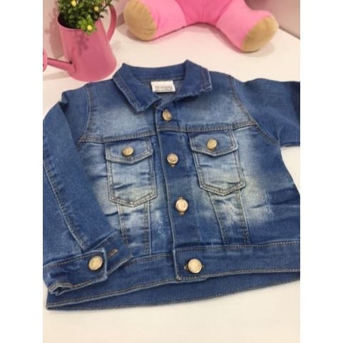 Jaqueta Jeans Menina Bebe Fofinho