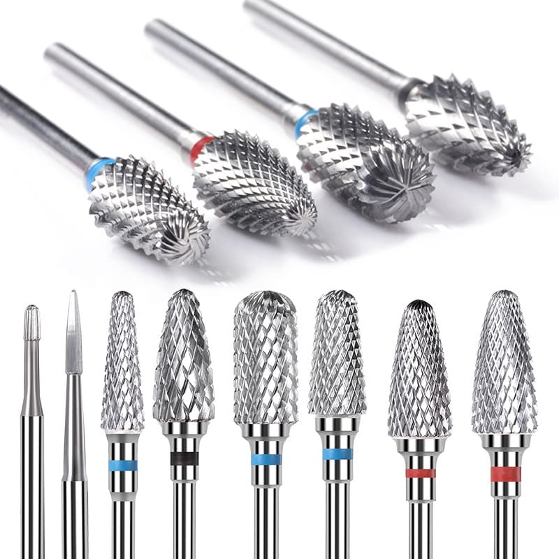 Multifuncional Broca De Carb1to Tungstênio Para Unhas