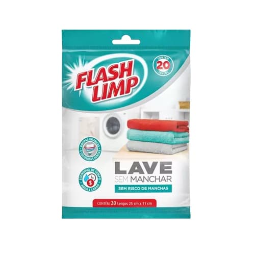 Lenço Antimanchas Lave sem Manchar Flash Limp