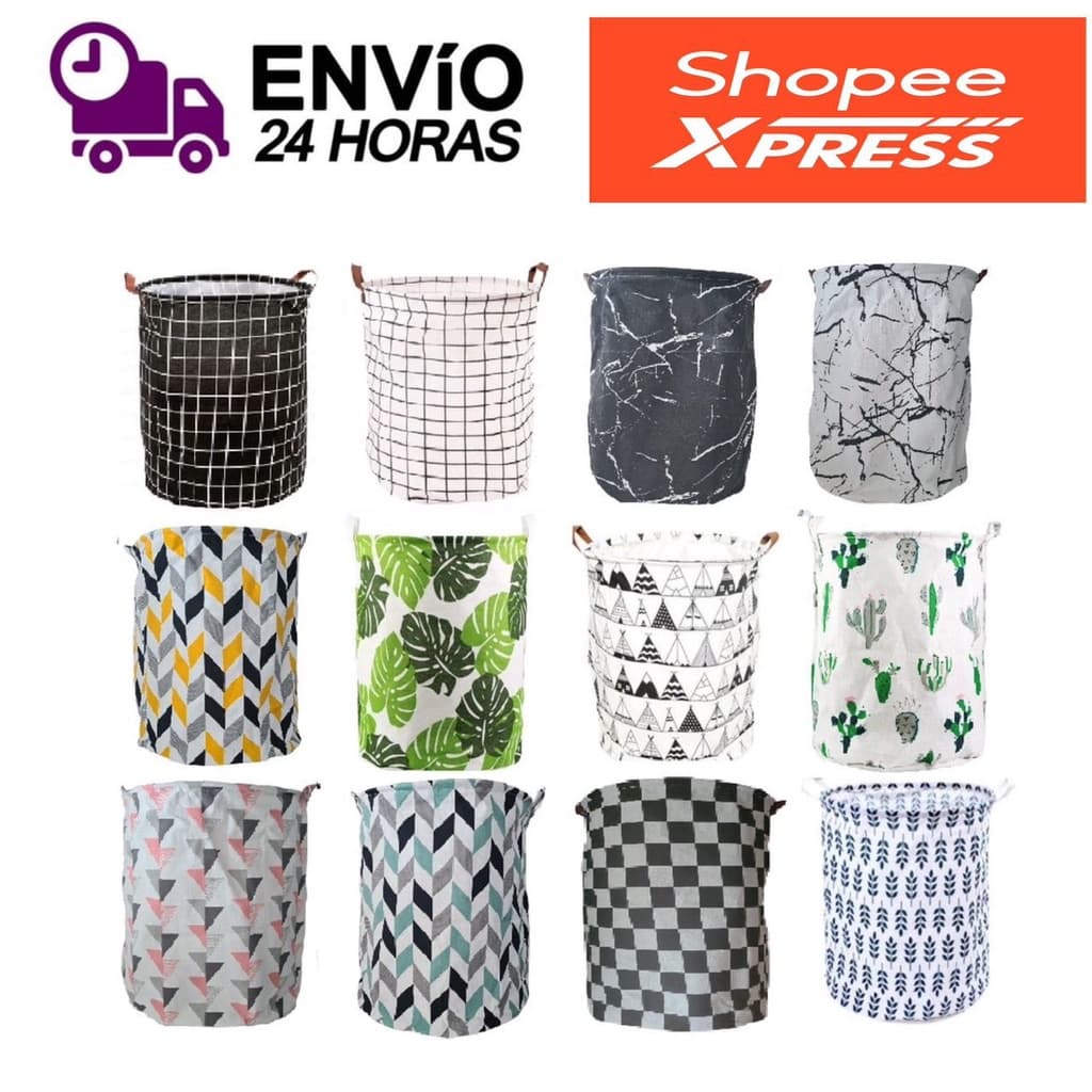 Cesto Organizador de Roupa Suja e Multiuso Dobrável SN001 – Praticidade e Estilo para Sua Casa!