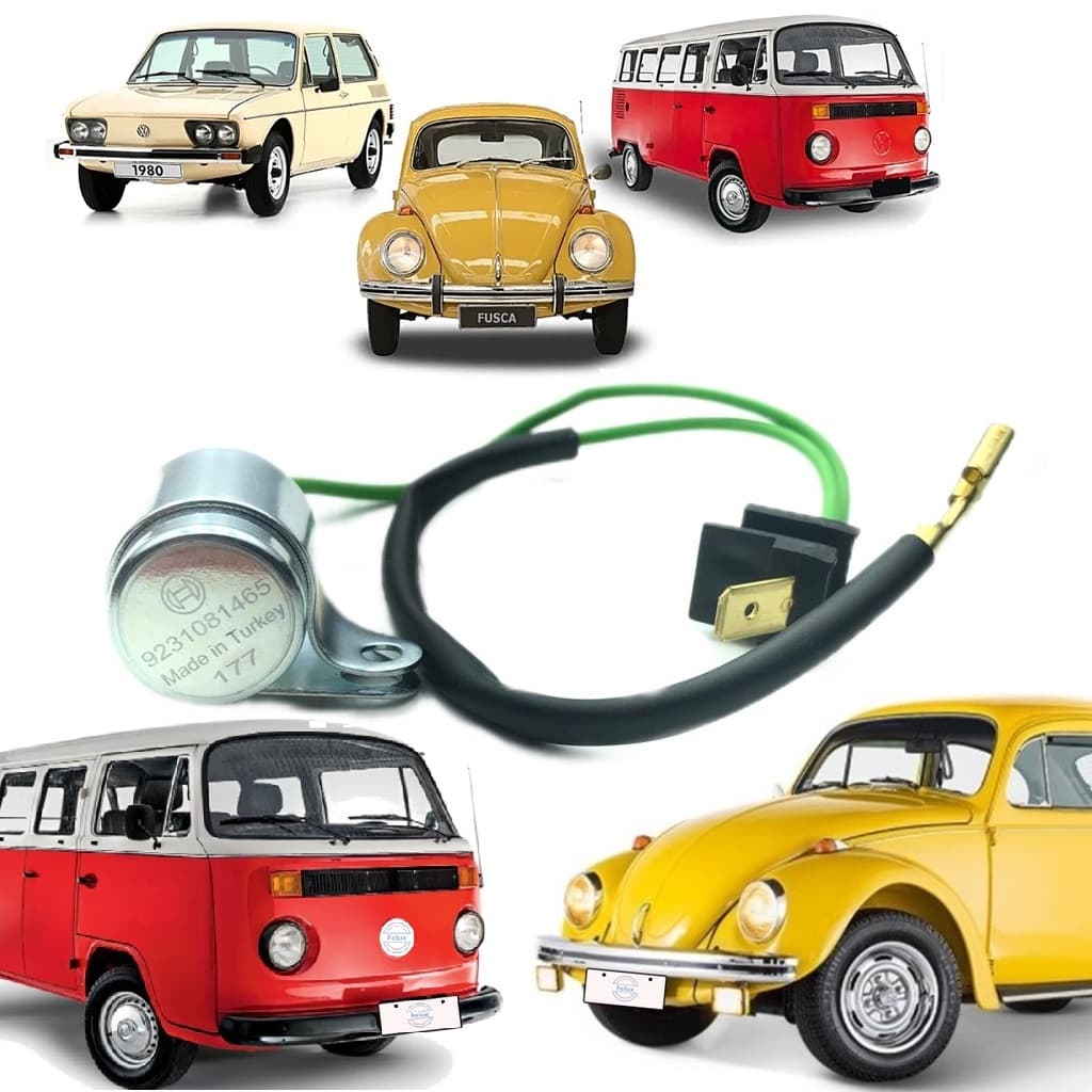 Condensador de ignição Bosch Vw Fusca Kombi Brasília 1973 Em Diante