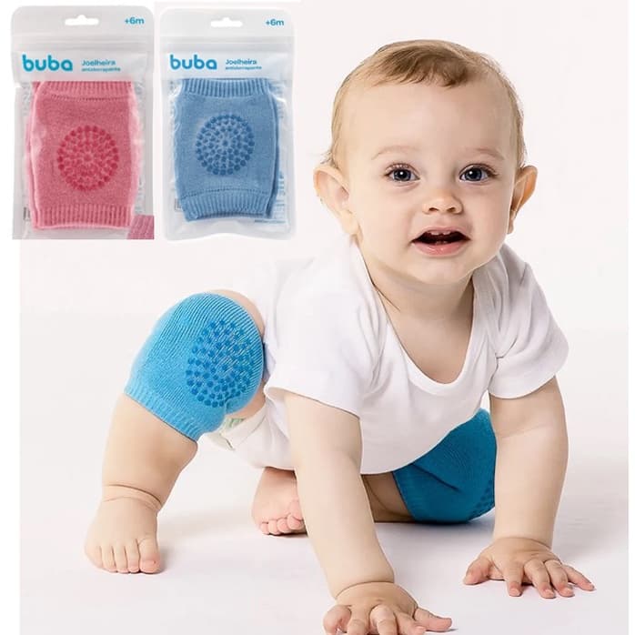 Joelheira Bebê Engatinhar Antiderrapante Buba Baby