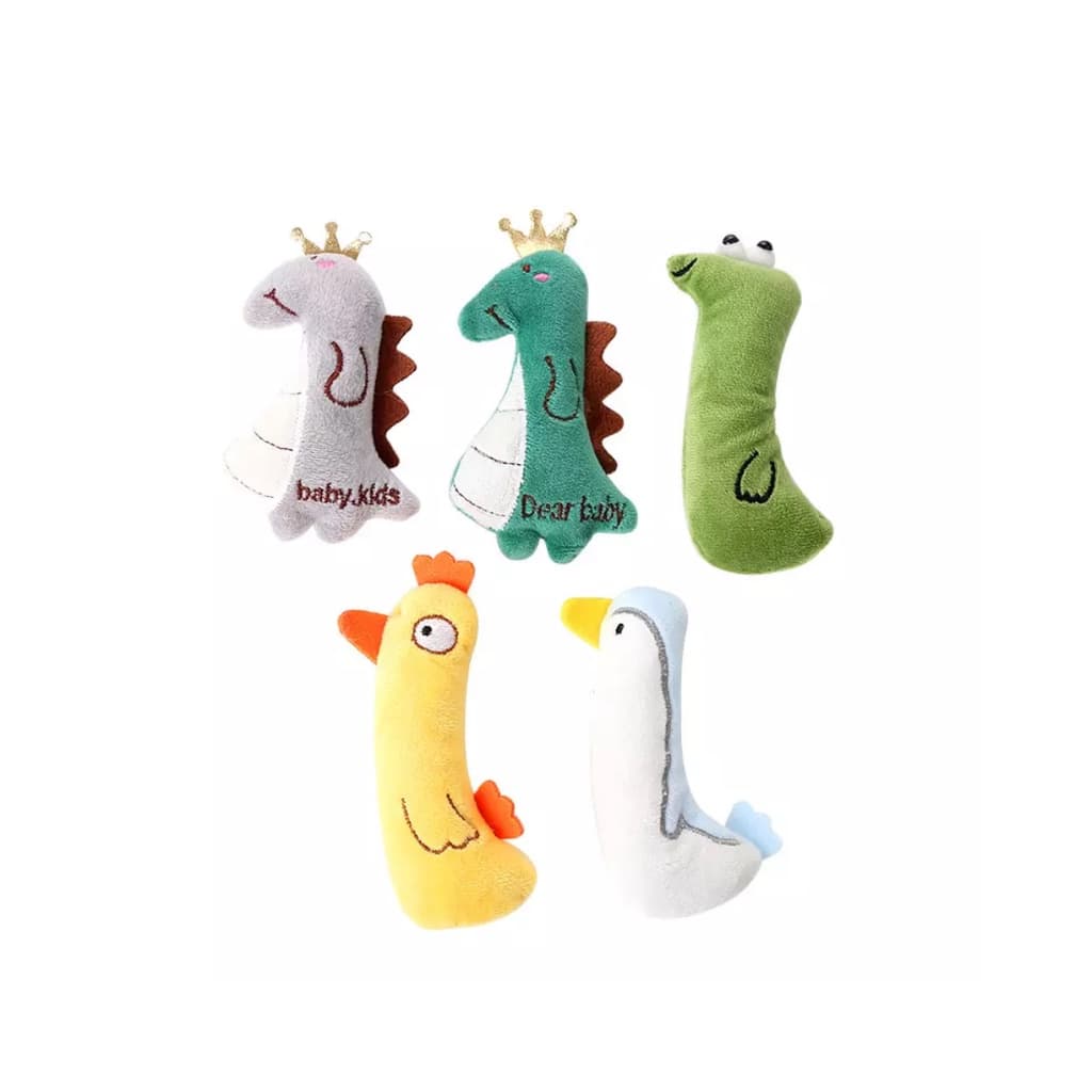 3 Uni Brinquedo para Gato Pelúcia Pet Anti Stress Catnip Kit