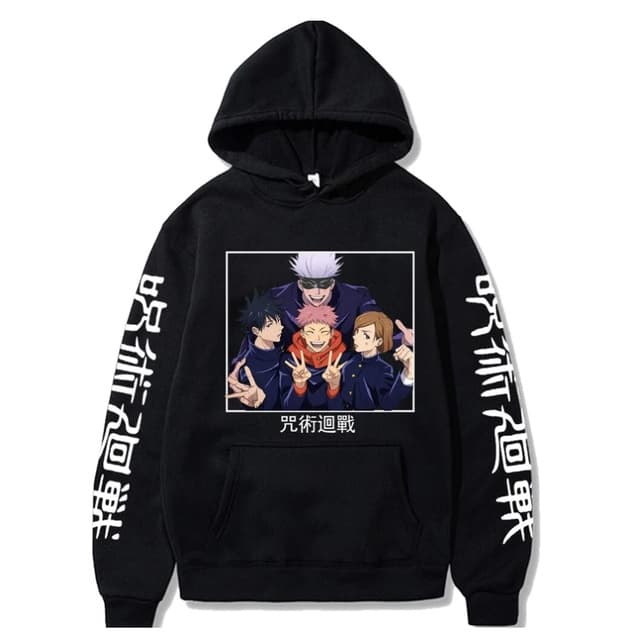 Casaco Moletom Canguru Anime Jujutsu Kaisen Geek
