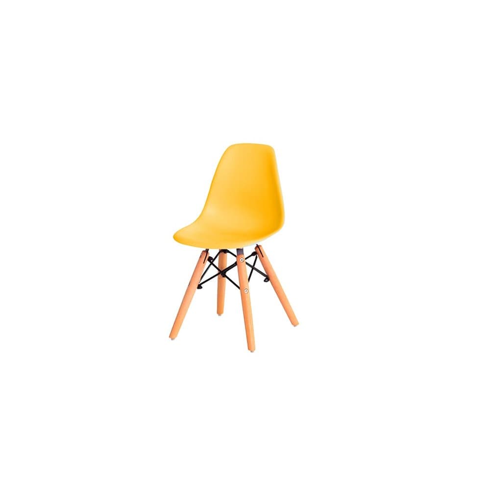 Cadeira Florida sem Braço Infantil Amarelo