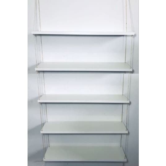 5 Prateleiras Com Corda de Sisal  60cm x15cm
