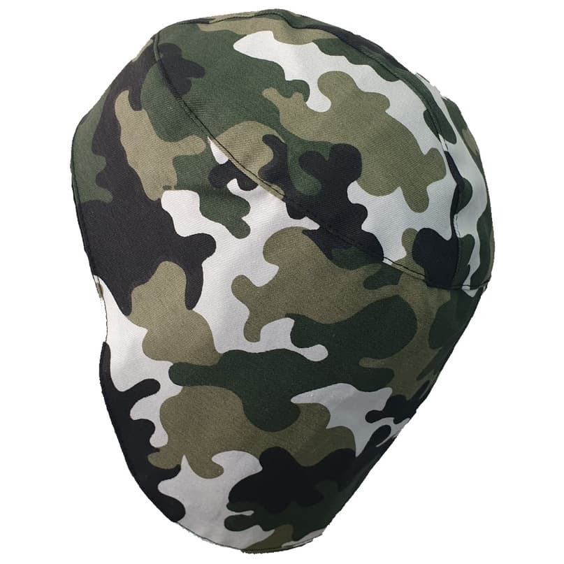 Touca De Soldador Camuflado Verde Solda Metalúrgico Industrial Pintor