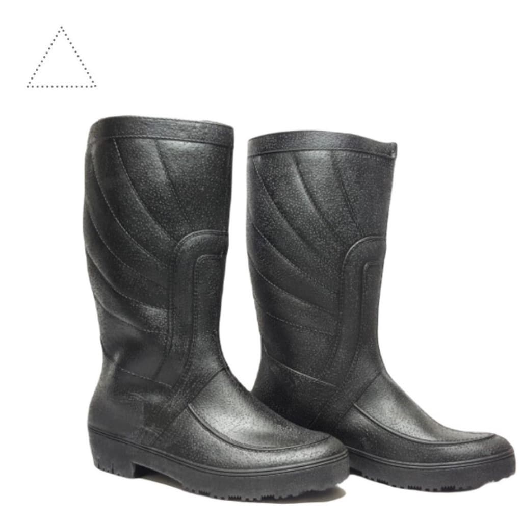 Bota Chuva Galocha Impermeável Antiderrapante Borracha Pvc Cano Médio Para Motoqueiro Motoboy C/ C.a