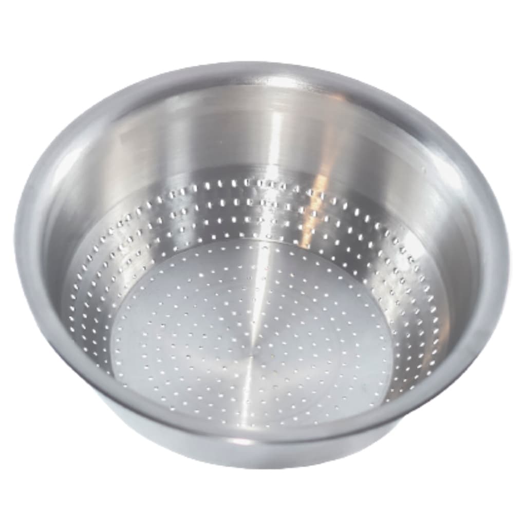 Escorredor De Arroz Em AluminIo Lava Frutas Verduras Legumes