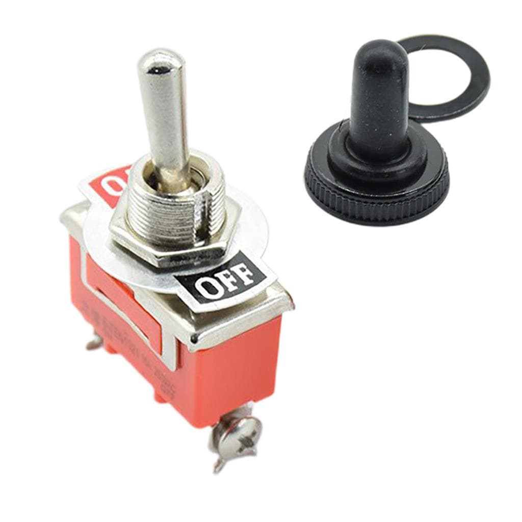 Interruptor Chave Botão Liga Desliga On Off Capa Borracha Prova D'agua 15A 250V Promo