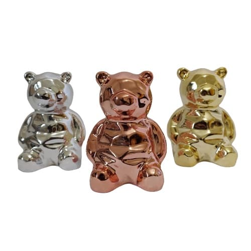 Enfeite Decorativo Urso Cerâmica