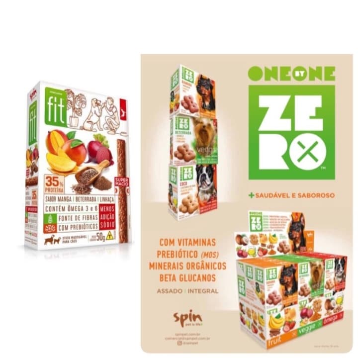 Kit Petisco 3 Unid Snacks Zero + 5 Unid Petisco Bifinho Fit Manga