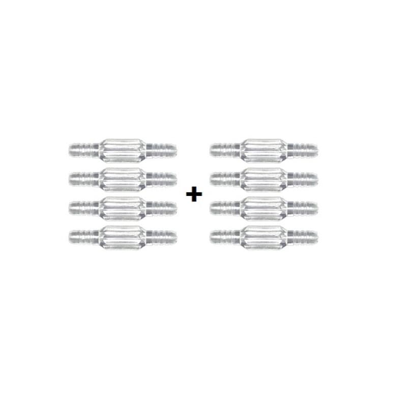 Conector Reto União para Extensão e Cânula Nasal - 8 unidades