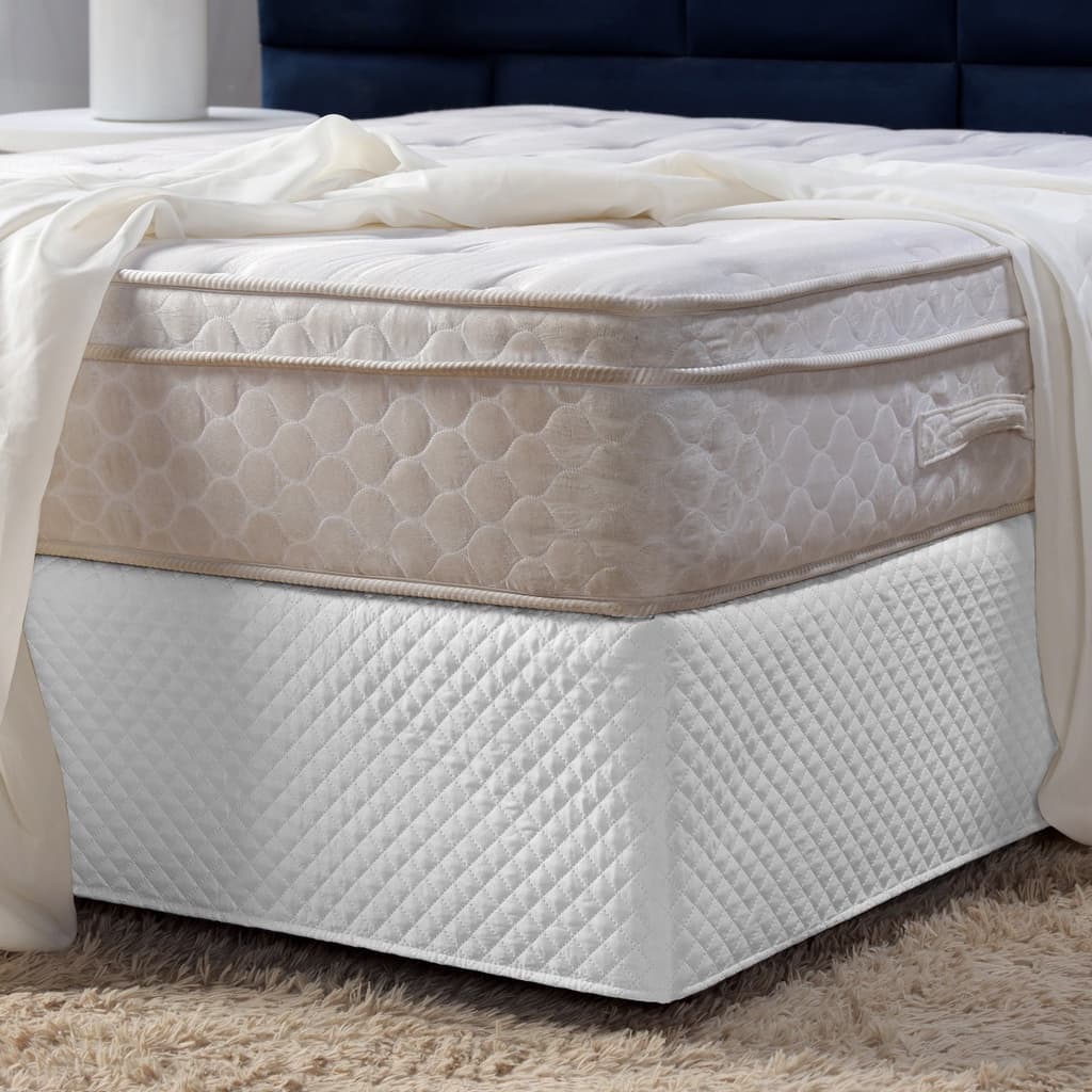 Saia Box Queen Matelassê Ultrassônico Com Elástico Várias Cores