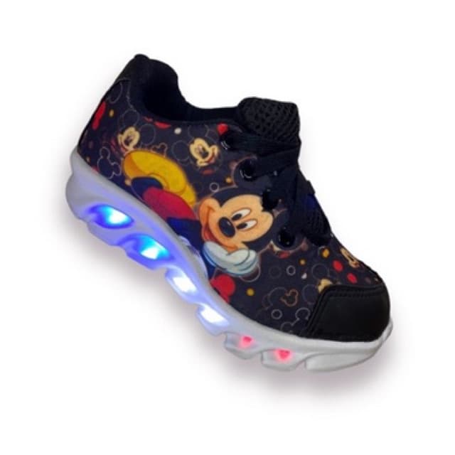 Tênis Infantil Led Mickey Mouse Personagem Super heroi Envio Rápido