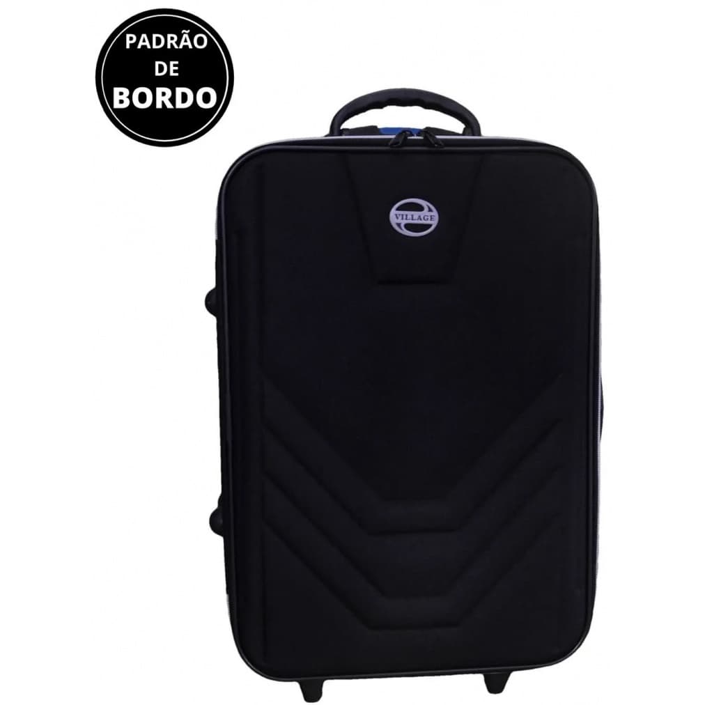 Mala de Viagem 10kg BORDO BARATA Rodinhas Village Rígida boa bolsa