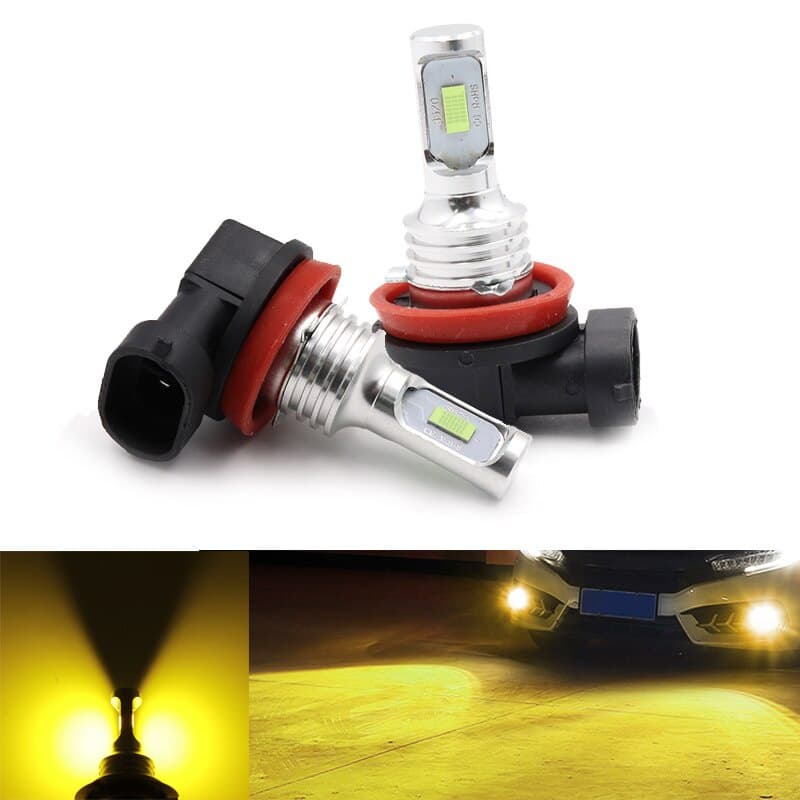 Novo 2X 3000K H4 H7 H11 H8 H9 H1 H3 72W Carro LED Canbus Nevoeiro Lâmpadas 9005 9006 Condução Automática De