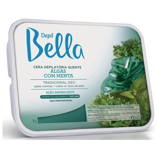 Cera Depilatória Depil Bella 1kg Algas e Menta