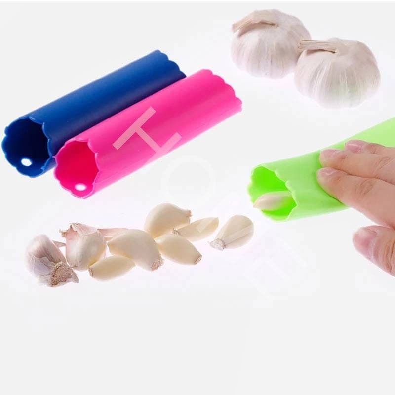 Descascador Alho Magico Silicone Prático Sem Odor Nas Mãos