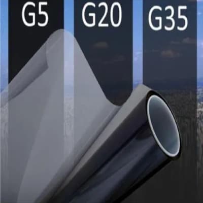 Película Residencial e Automotiva 50cm de Largura com 1m a 5m de Comprimento, na transparência G5, G20 e G35