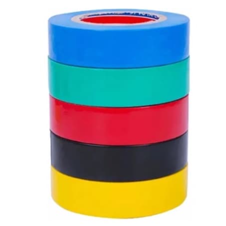 Kit Fita Isolante 5 Rolos De 4,5m sendo 22,5 Metros Total Antichama Identificadora