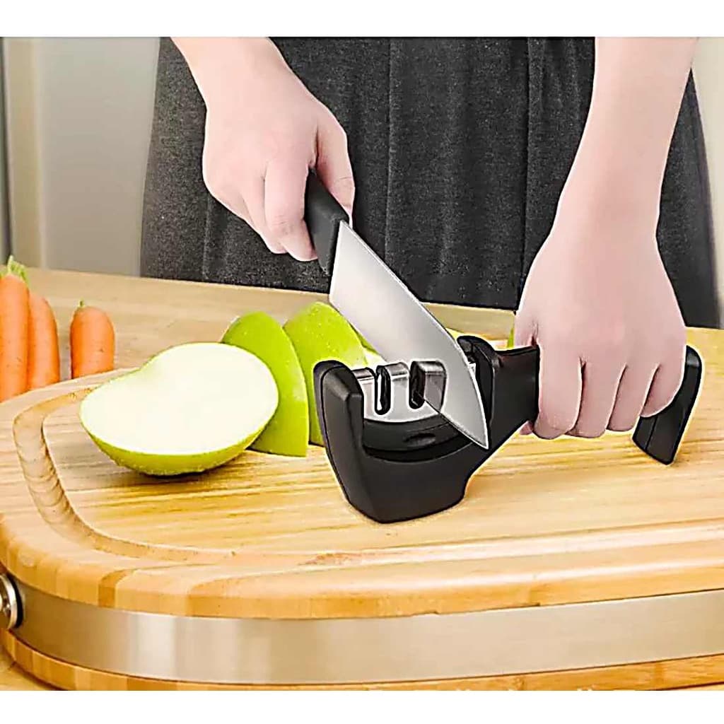 Amolador de faca Profissional Fácil Seguro Cozinha Afiador