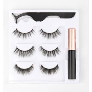 Kit Cílios E Delineador Magnéticos Com Pinça - Novidade - Magnetic Eyelashes