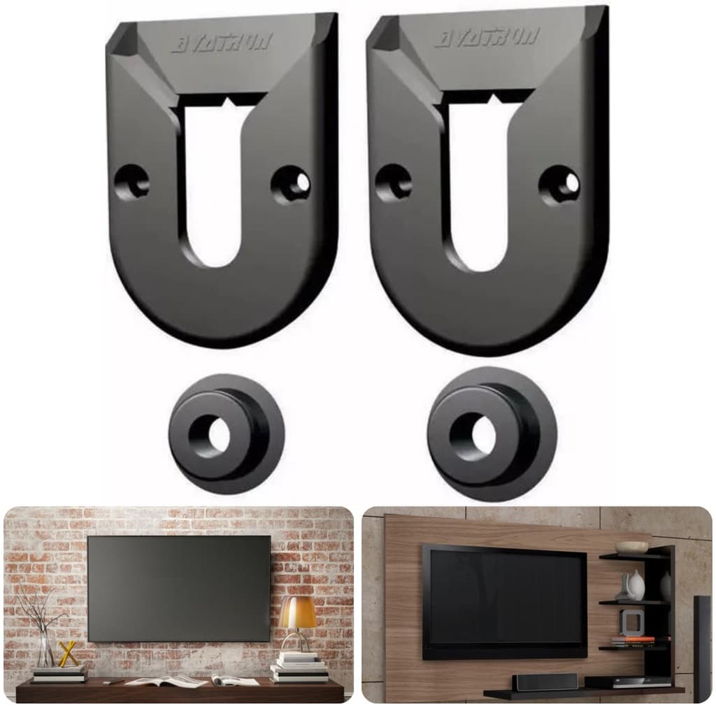 Suporte Tv Parede Fixo Universal Ultra Slim Lcd Led 4k Curva 14''-85'' Polegadas Até 85kg