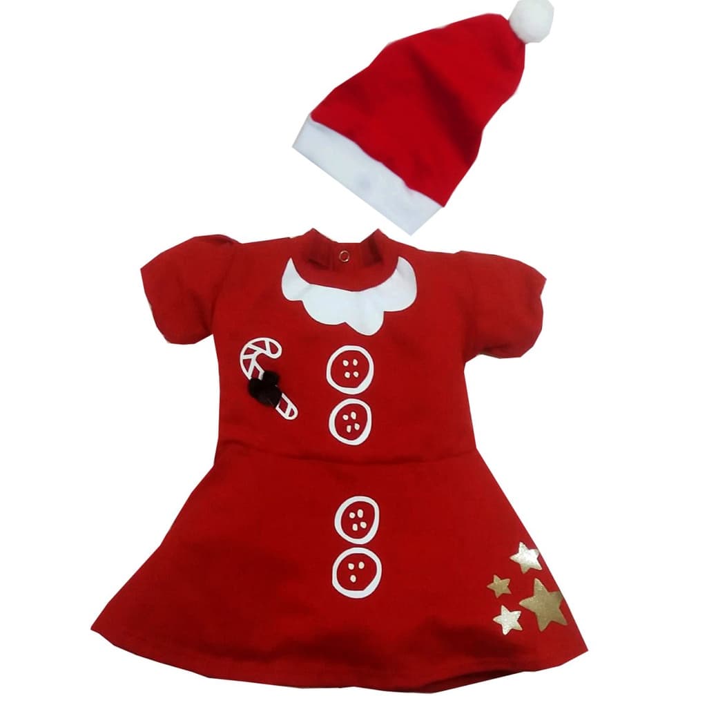 Vestido Fantasia Mamãe Noel Catitos - 319