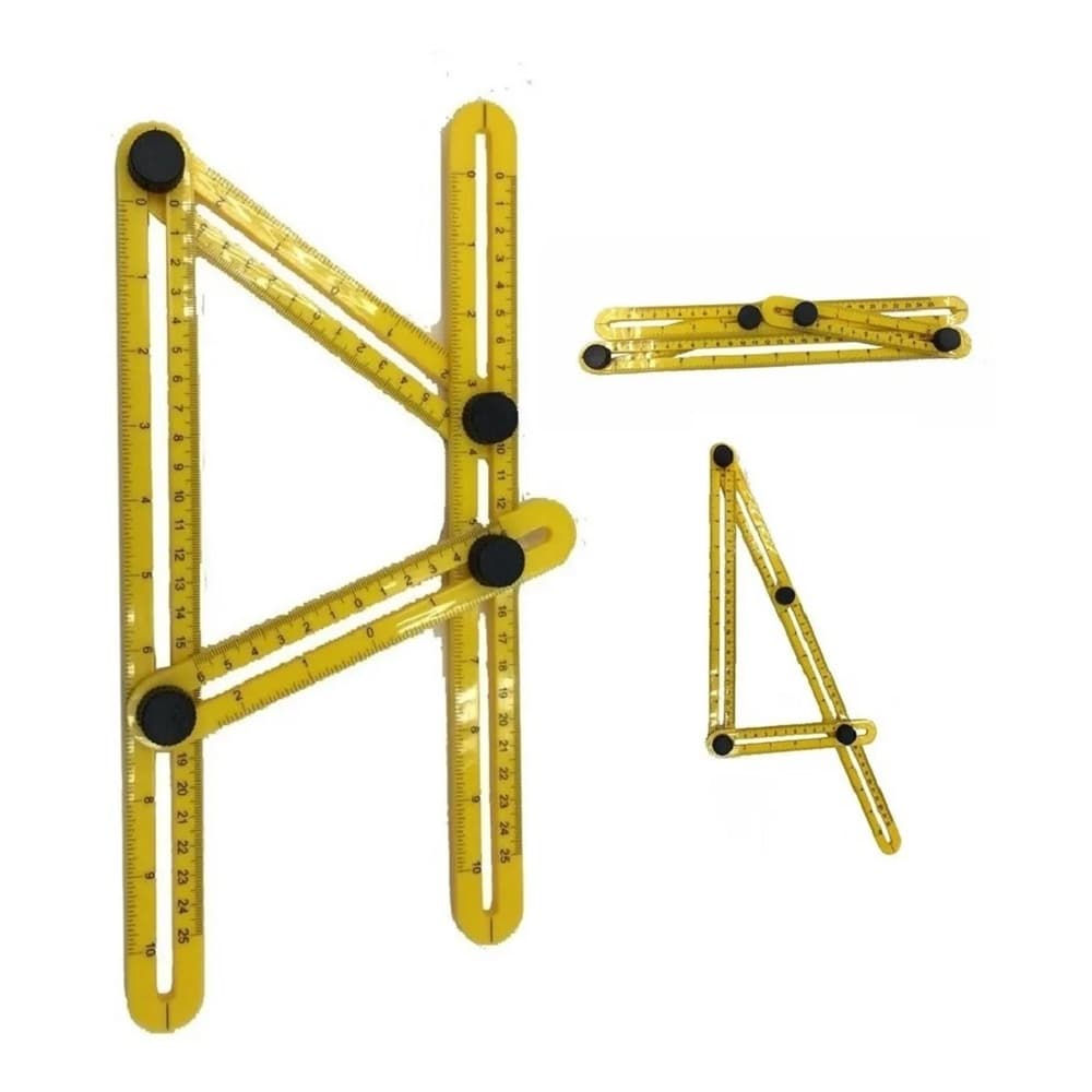 REGUA MEDIDORA ESQUADRO MULTI ANGULO - MEDIR CORTE PISOS TITANIUM 5213