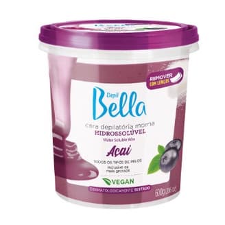 Cera Depilatória Depil Bella 600gr Açai