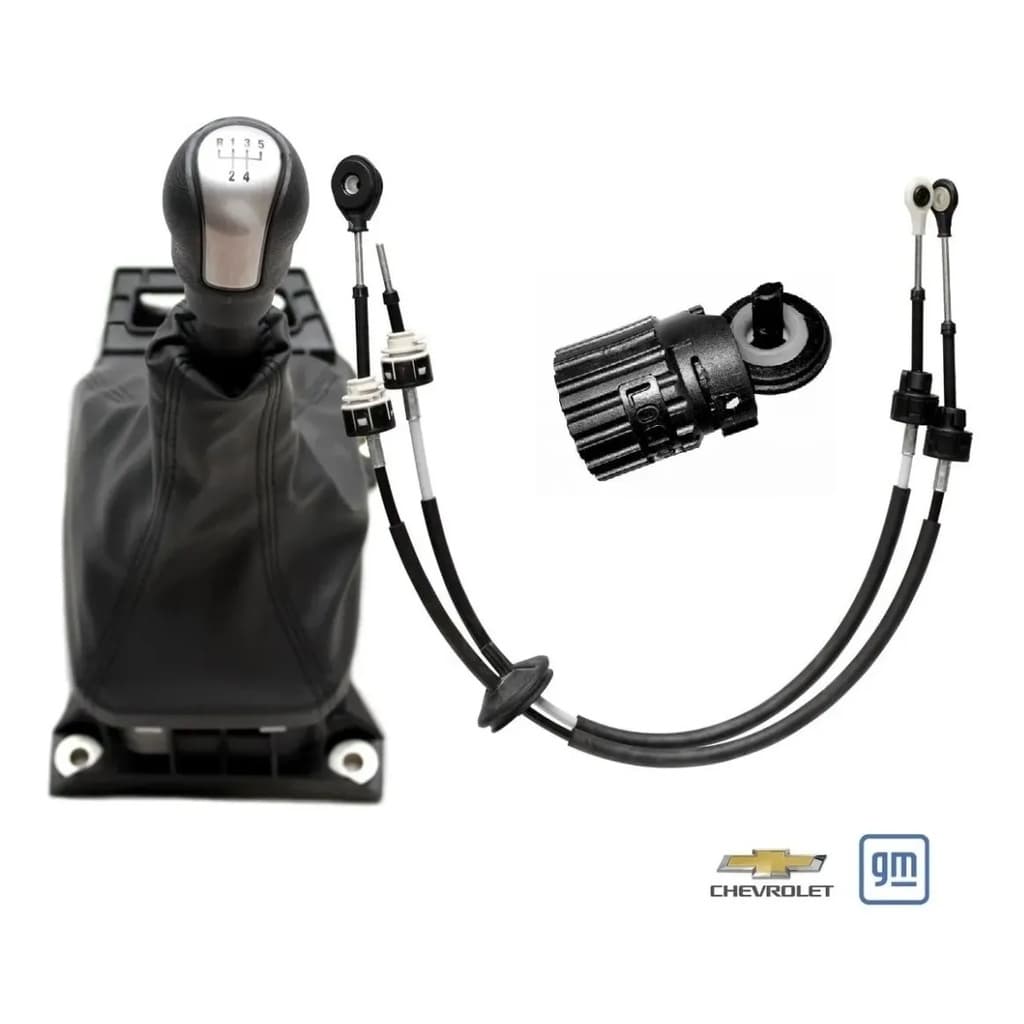 Kit Alavanca De Cambio Completa + Cabos Gm Celta Prisma 1.0/1.4 8v 2005 ate 2013