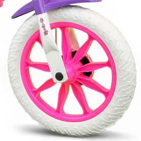 1 Roda Eva Aro 12 Bicicleta Infantil Pink/Branco