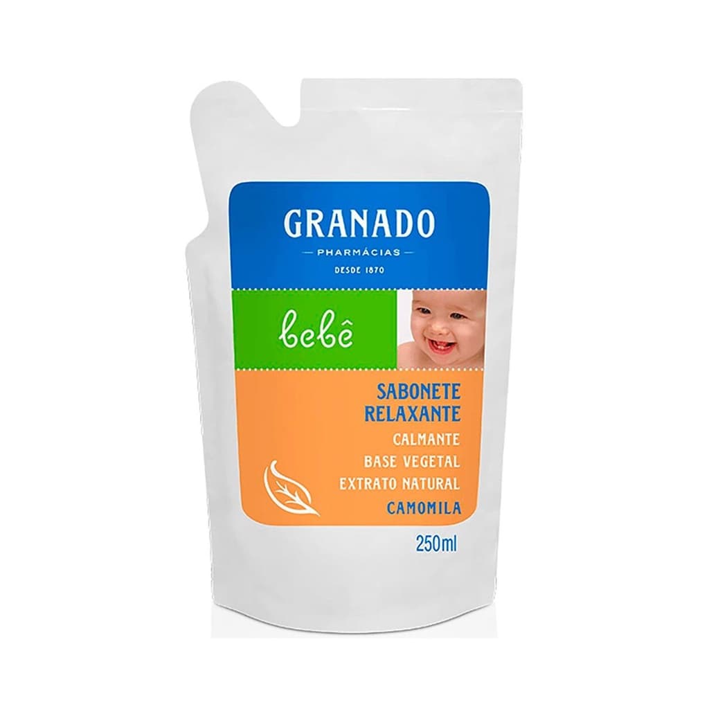Sabonete Líquido Granado Bebê Camomila Refil 250ml