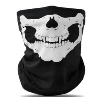 Balaclava Bandana para Moto Tubular Gorro Ciclismo e Esportes Pescoceira (Esqueleto/Caveira)