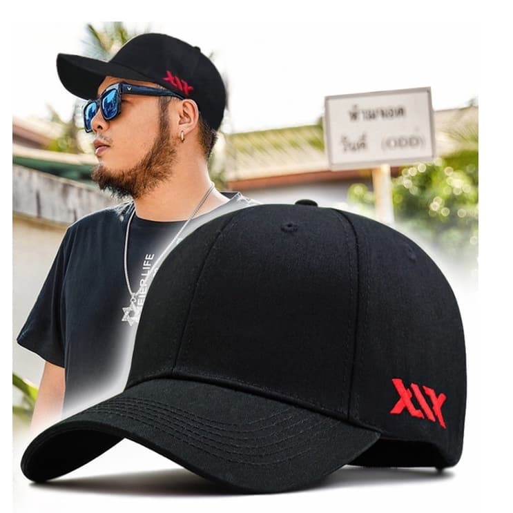 58-60 60-68cm Cabeça Grande Homem Tamanho Chapéus Causal Peaked Chapéu Hip Hop Plus Size Boné De Beisebol