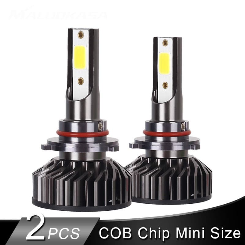 2 Pçs H4 LED H1 H7 Lâmpadas Farol Grande Chip COB 10000LM/Lâmpada 50W Luzes De Nevoeiro Do Carro 12v 24v H11 HB3 HB4 Est