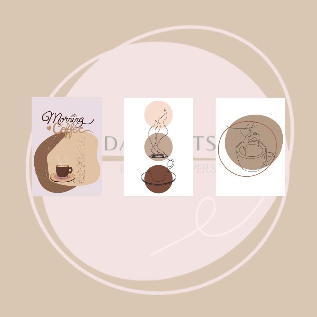 kit 3 quadros decorativos café | quadros decorativos café | MDF 3mm | cantinho do café