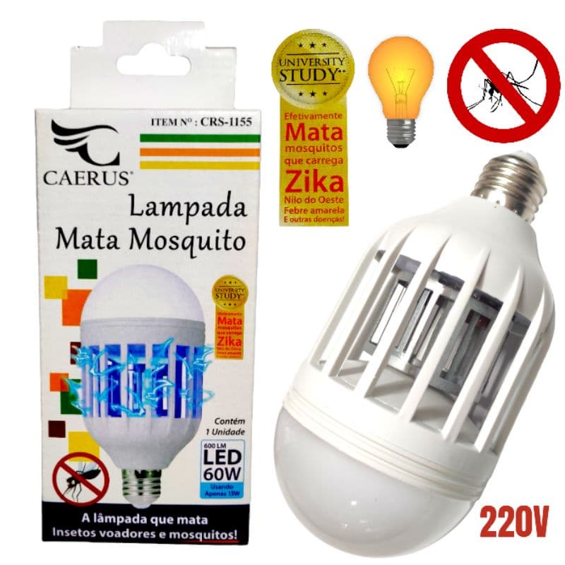 Lâmpada de LED repelente mata mosquito 60W 220v