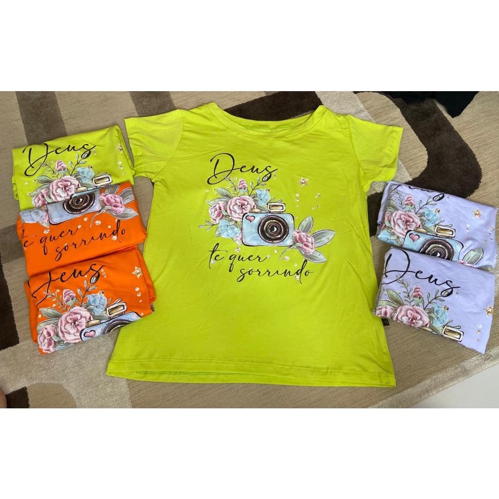 T-shirt feminina em viscolycra moda cristã