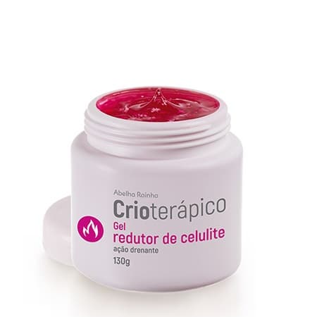 Gel redutor de Celulite Ação Drenante Crioterápico 130G - Abelha Rainha