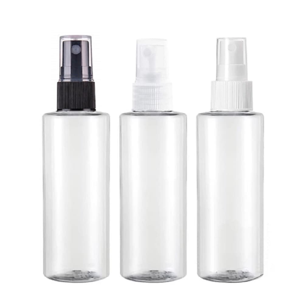 100 Frascos Pet 100 Ml Cilíndrico Reto Válvula Spray Para Perfume álcool liquido