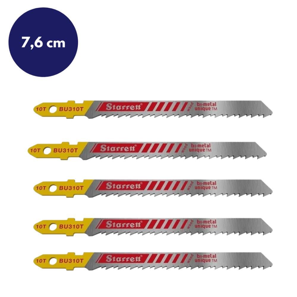 LÂMINA SERRA TICO-TICO PARA MADEIRA UNIVERSAL 75MM STARRETT