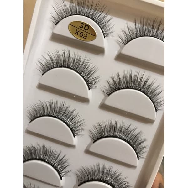 Cílios Postiços X 02 / X 07 / X 09 / X 14  natural, pequenos 3D mink
